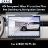 For ZEEKR 7X 25-26 Dashboard,Navigation Screen HD Tempered Glass Protective Film Anti-scratch Accessorie Refit
