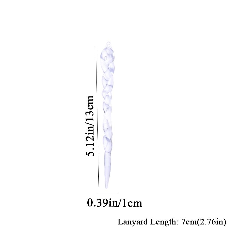 12Pcs Acrylic Thread Christmas Tree Pendants Hanging Christmas Tree Drop Ornament  Noel Navidad