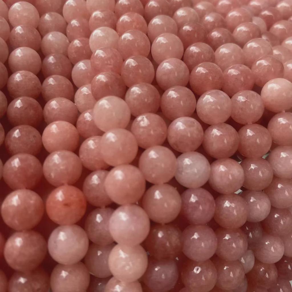 Бусины Pearl Sunstone Loose – круглые, DIY ювелирные аксессуары