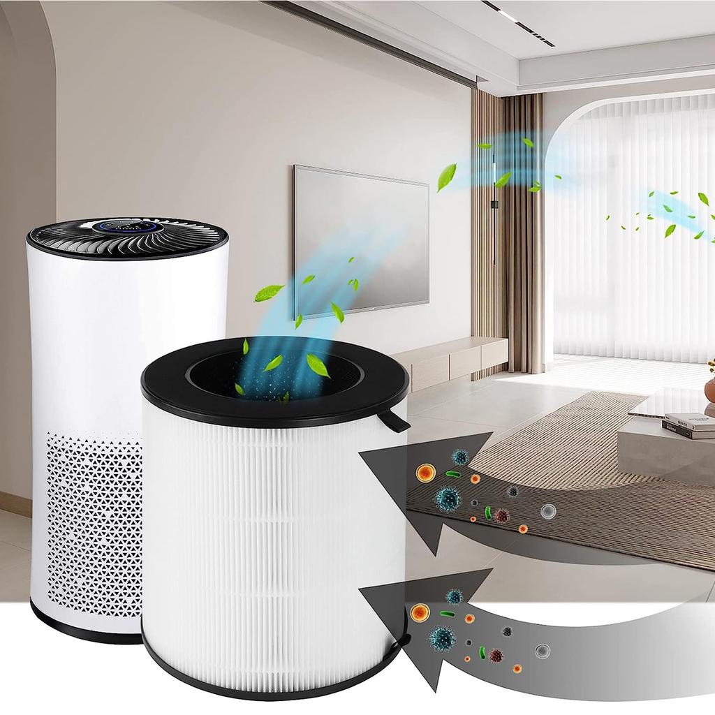 Plastic Air Purifier Filter HEPA Filter Replacement Air Cleaners Filter Replacement Filter for LEVOIT LVH133 LVH133RF