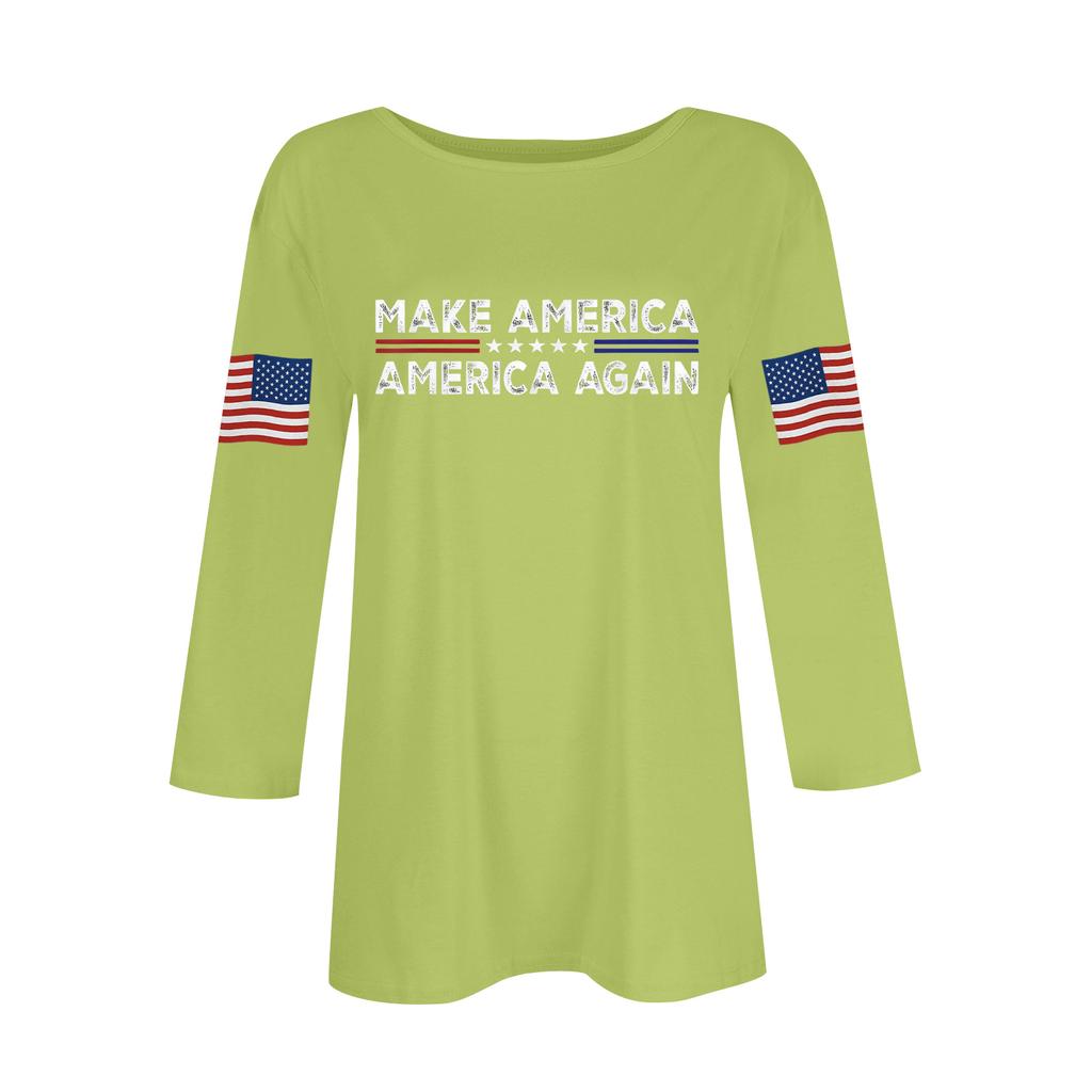 Женский повседневный модный сексуальный удобный топ с вырезом и рукавом три четверти