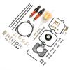 Rebuild Kit for Harley Davidson Keihin CV Carburetor 1990-2018 with Idle Screw Spark Plug Fuel Filter Low Range Jet 27006-88