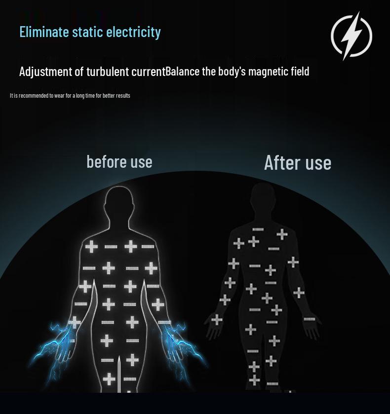 Универсальный беспроводной антистатический браслет для устранения статического электричества, подходит для мужчин, женщин и детей
