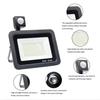 PIR Motion Sensor LED Floodlight AC220V Outdoor IP66 Waterproof Reflector LED Spotlight 100W Wall Lamp