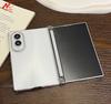 Роскошный прозрачный акриловый защитный чехол-шарнир для Samsung Galaxy Z Fold 8 7 6 5 4 Fold8 Ультрапрозрачный жесткий ПК противоударный чехол