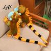 Realistic Reptile Plushie Iguana Plush Toy 80cm Lifelike Lizard Stuffed Animal with Soft Toy Fur Long Tail Decor Novelty Desk Ornament Collectible