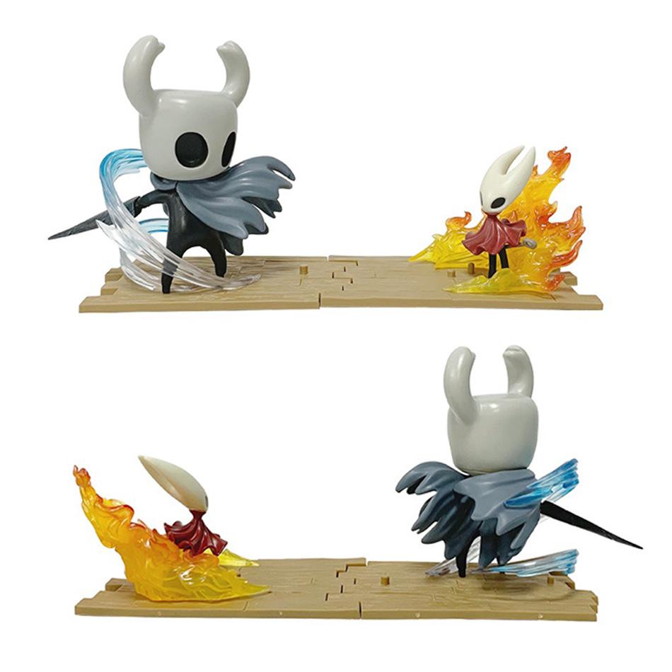 In Stock  Multiple Knight & Hornet Anime PVC Statue Figures | Handmade Collectible Game Peripherals with Base Boy's Gift