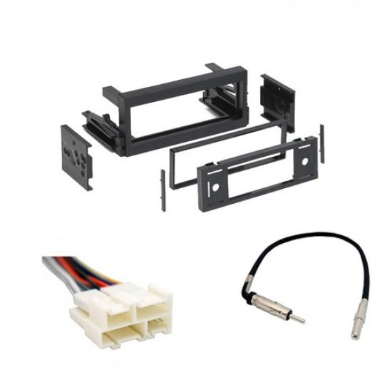Fits Cadillac Escalade 99-02 Single DIN Stereo Harness Radio tall Dash Kit