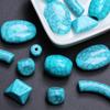 Imitation Turquoise Necklace 5/10/20Pcs Earrings Irregular For Bracelet Barrel Beads 8.5-27mm Flat Beads Pendants Beading Material High Quantity