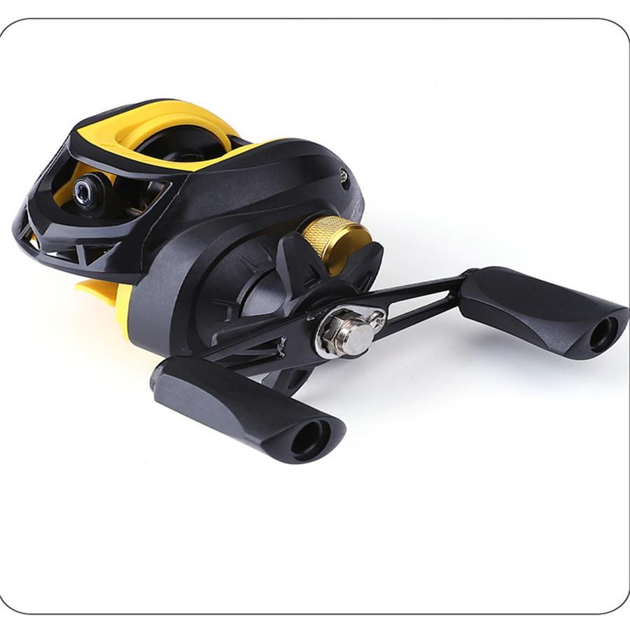 FTK Рыболовная катушка с шарикоподшипником из нержавеющей стали 19+1BB и магнитной тормозной системой для ловли в соленой и пресной воде, 8.1:1