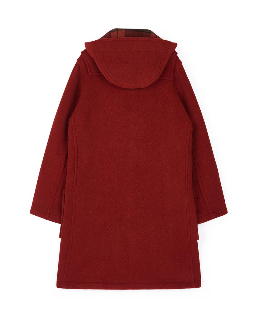 Montgomery Classic Fit Duffle Coat With Wooden - Burnt Orange