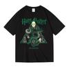 Adult and Children Harry Potter European and American Dark Retro Pure Cotton T-shirt Loose Round Neck Short Sleeved Top