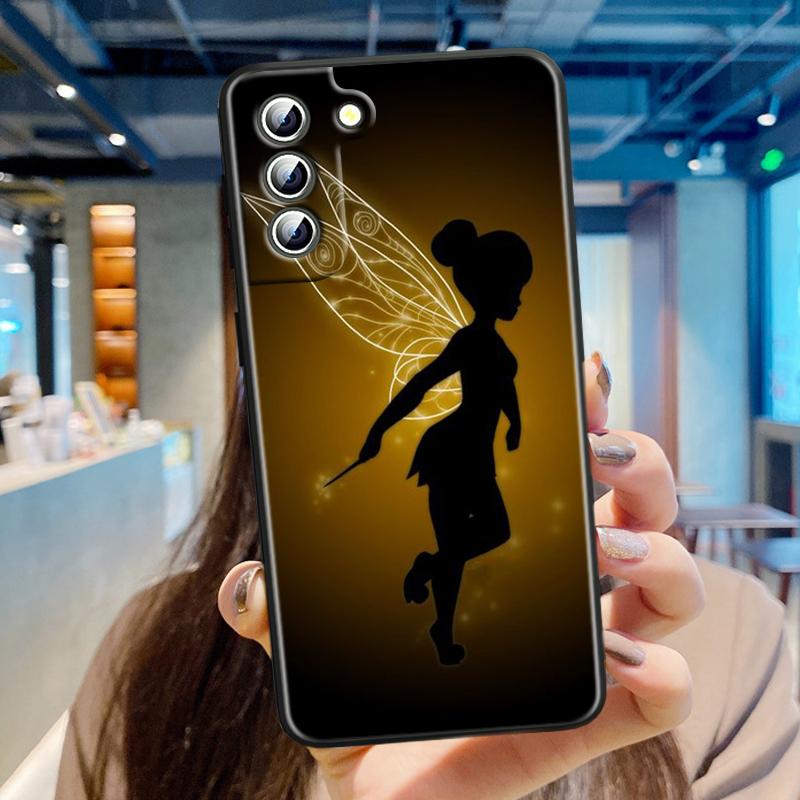 Animation Peter Pan Cut For Samsung Galaxy S24 S23 S22 S21 S20 FE S10 S10E Plus Ultra Pro Lite 5G Black Back Phone Case