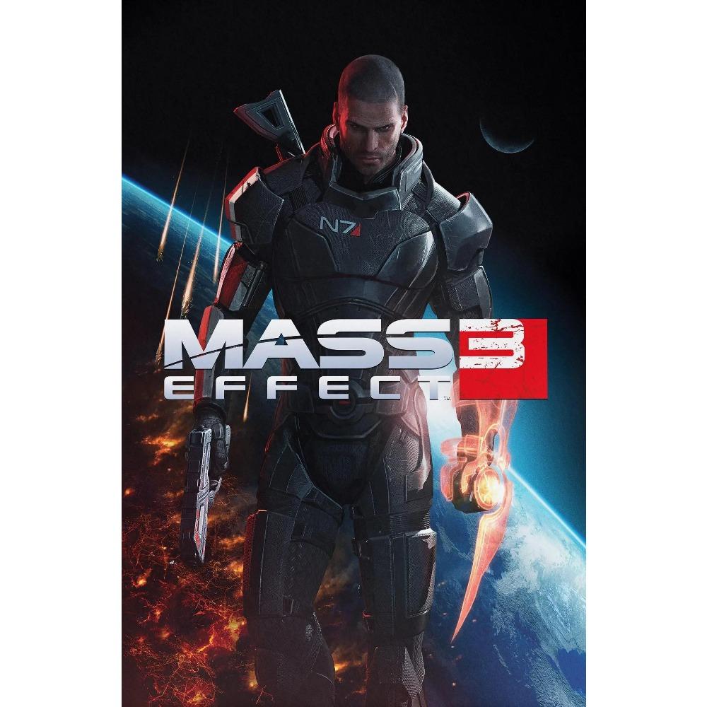 Горячий Экшен Шутер Mass Effect Постер Научная Фантастика Космические Принты Холст Живопись Настенное Искусство Картина Декор для Дома Гостиная