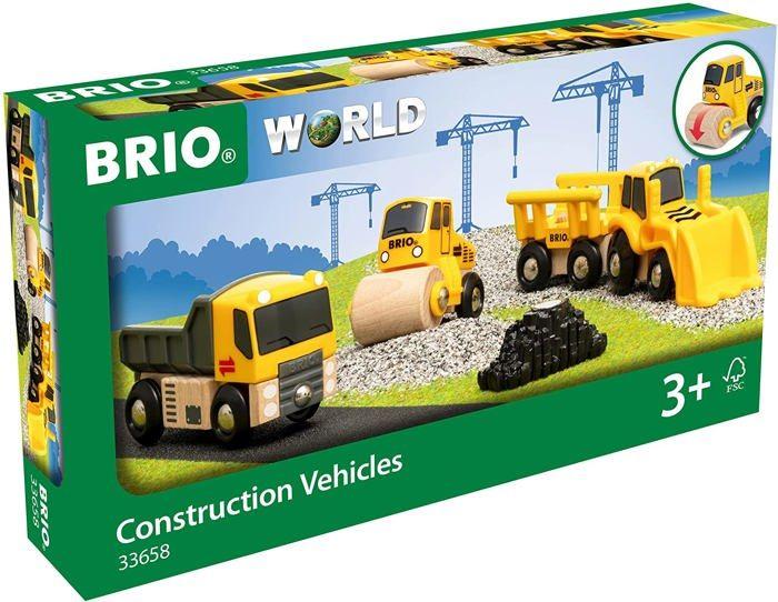 Coffret de 3 engins de chantier BRIO - Ravensburger - Mixte dès 3 ans