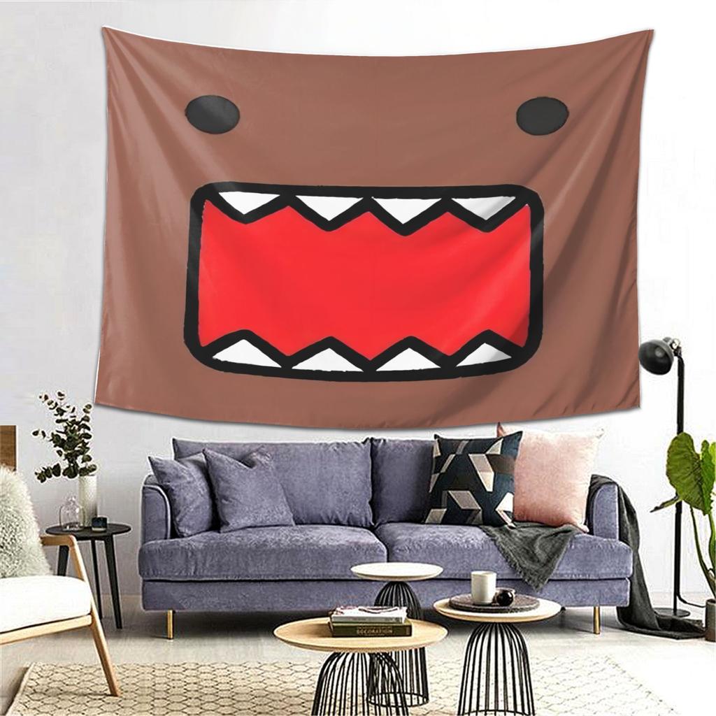 Domo Kun Tapestry Suitable for Various Holidays the Perfect Tapestry Gift Living Room BedroomOffice Home Decoration WallTapestry