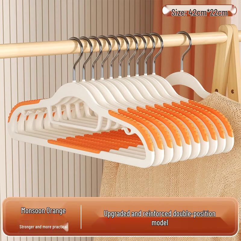 Non-Slip Plastic Clothes Hangers