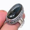Natural Labradorite Gemstone 925 Sterling Silver Jewelry Ring Size 9 A9z25
