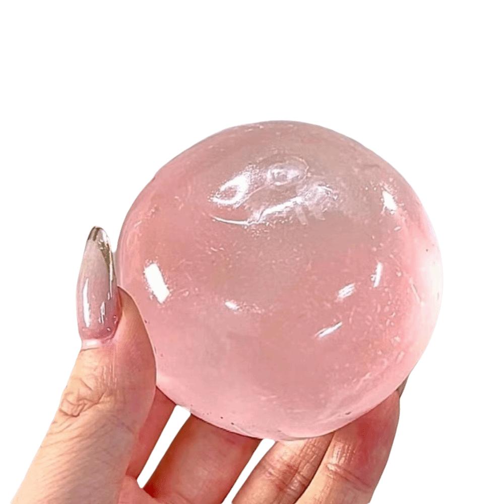 Soft Ball Quick-rebound Squeeze Toy Transparent Maltose Squishy Toy Office