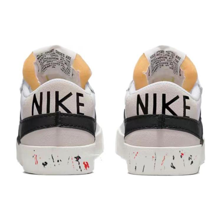 Nike Кроссовки Blazer Jumbo Low top для скейтбординга Женские Белые Красные Черные DQ1470-101(Команда56-)