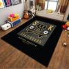 Skateboard Themed Carpet with Skull Design for Urban Style Decor Suitable for use as an anti-slip for living room bedroom sofas