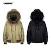 UNBDNS Retro Aviator Faux Fur Hooded Jacket (Unisex)