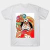T Shirt Women Strawhats Ice Cream Harajuku Print Kawaii Tshirt Summer Short Sleeve Female T-Shirt Top Tee