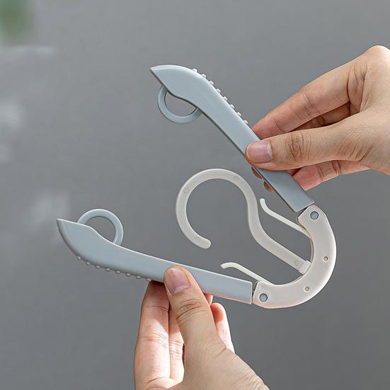 Удобная вешалка для одежды с двойным крючком, немаркирующая вешалка для сухой одежды, не оставляющая следов, дорожные принадлежности, крючок для одежды