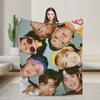 Фланелевое одеяло с изображением K-pop музыкальной группы, индивидуальные пледы для дивана, кровати, гостиной, одеяло
