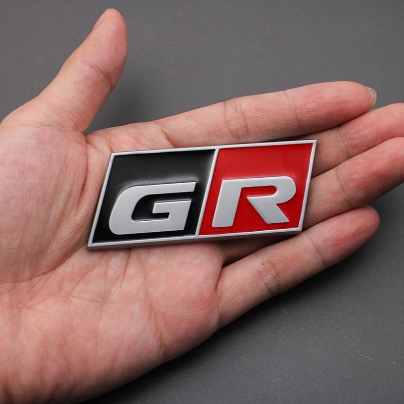 3D Металлический Логотип Значок GR Sport Наклейка на Багажник Автомобиля Для Toyota RS RC RZ YARiS Corolla CHR Harrier JGUJT Camry GR SPORT Эмблема BFXDY Аксессуары