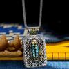 Vintage Men's Bohemian Necklaces Jewelry Pendant for Men Turquoises Pendant Necklaces  Women