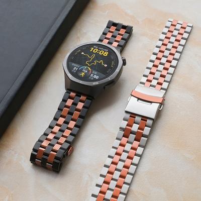 22 мм Роскошный браслет из нержавеющей стали для Huawei Watch GT5 Pro 46 мм Металлический ремешок для HUAWEI GT4/3 46 для Oneplus Watch 3 2 2R Ремешок