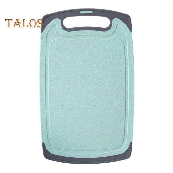 Двусторонняя разделочная доска для овощей и мяса с канавками Удобная ручка с нескользящим покрытием Необходимая кухонная вещь для гурманов и шеф-поваров