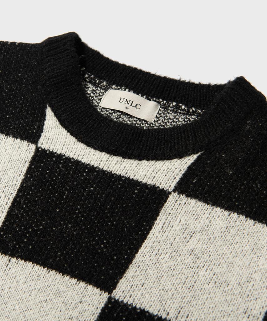 UNLC Check Block Oversized Knit (2 Colors)