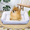 Happihausu Cat Dog Four All Seasons Warm Pet Cat Bed Полностью моющаяся кровать, Кровать, Сезоны, Коврик, Коврик, Дом, Котацу, Пед, Сетка, Воздухопроницаемый, (Синий, Л)