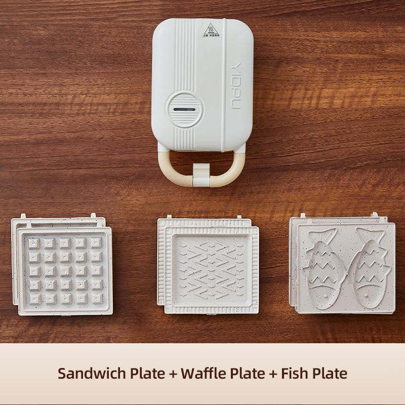 Электрическая сэндвичница Многофункциональная вафельница Тостер Пекарня Машина для завтрака Такояки Блины Пончики Сэндвичера 220 В