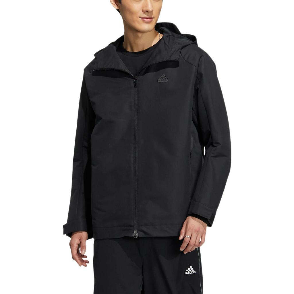 adidas Куртки Мужские Черные С капюшоном Умеренные Другое HY5829