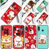 Китайский милый счастливый кот Для Huawei Nova 9 10 SE 5T 12i 12s 11i Y91 Y90 Y60 Y70 Y72 Y61 P60 Pro P20 P40 P30 Lite Чехол