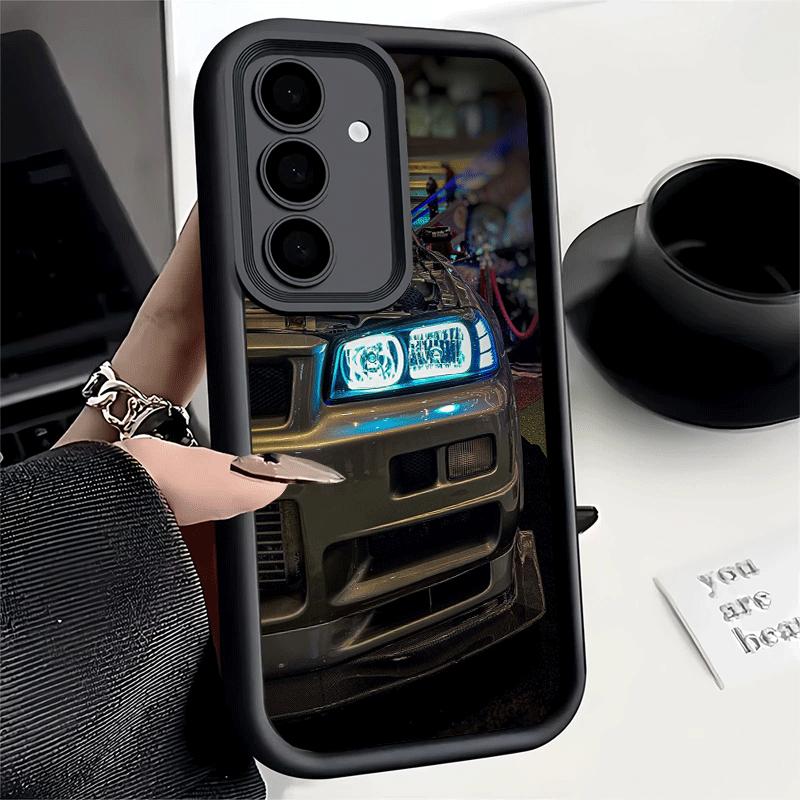 Чехол для телефона для Samsung Galaxy A17 A16 A15 A14 A13 Спортивный автомобиль G-GTRR R32 R34 Крутой A56 A36 A26 A55 A35 A25 A54 A34 A24 A53 A33 A23