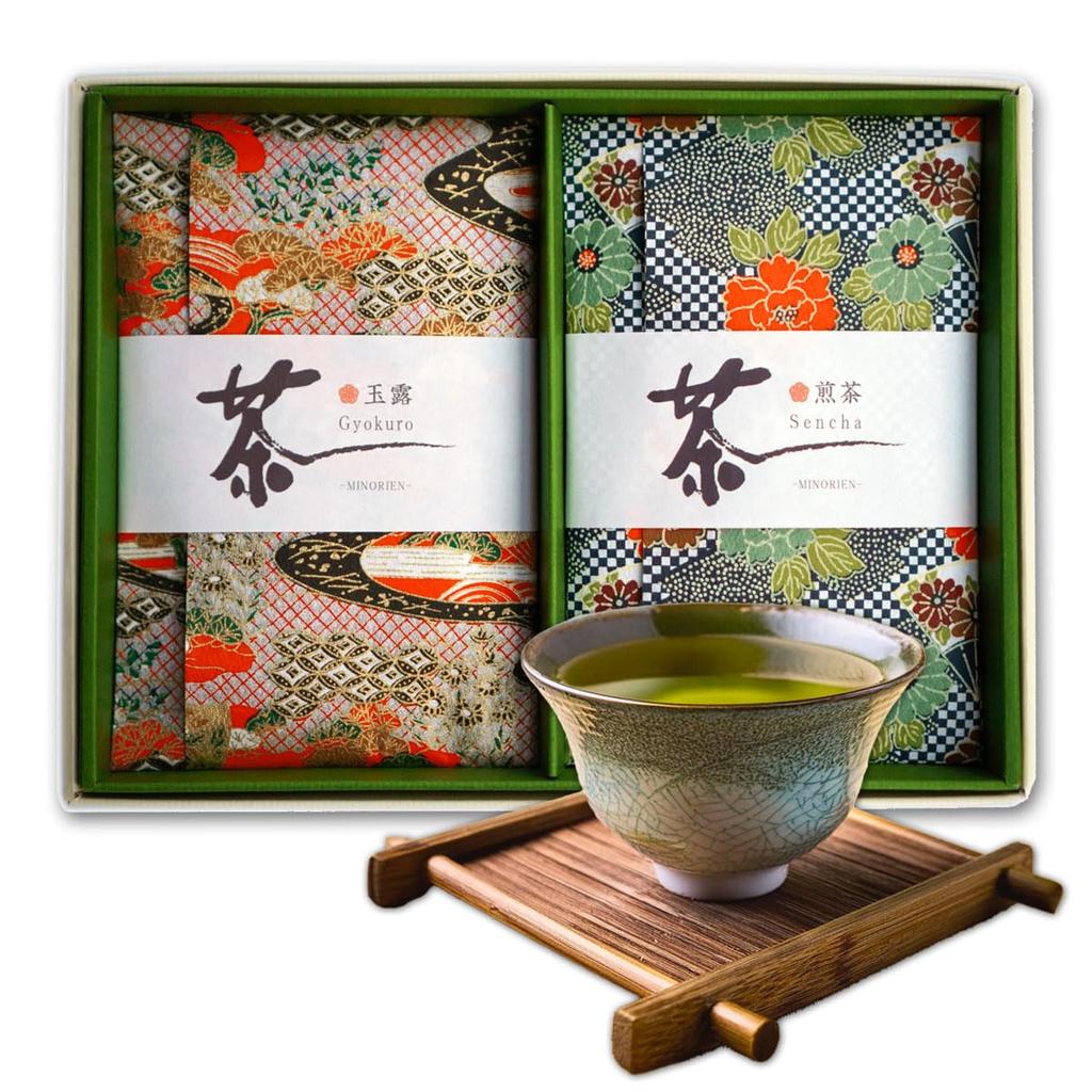 Tea Gift Set Gift Return Memorial Service Quality Sencha Green Tea Japanese Tea Tea Leaves OfferingsClassyGyokuro/Special
