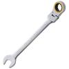 TOP Industrial (TOP) Swivel Ratchet Combination Wrench, 14mm, 180 Swivel, 5 Feed Angle, Gear Wrench FRC-14