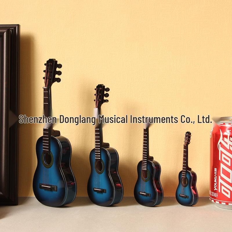 Миниатюрная фигурка классической гитары с вырезом - Народный кукольный инструмент для подарков на дни рождения, выпускные или Рождество для взрослых