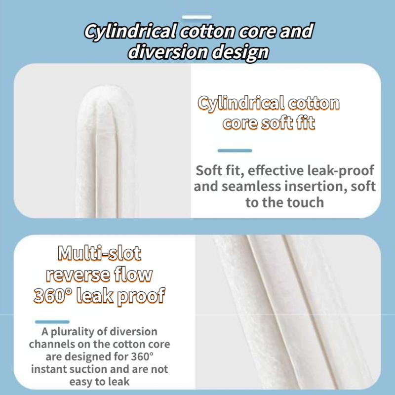 Женские менструальные тампоны для личной гигиены дышащие и впитывающие, 48 шт./кор., четыре размера L/R/S/SP