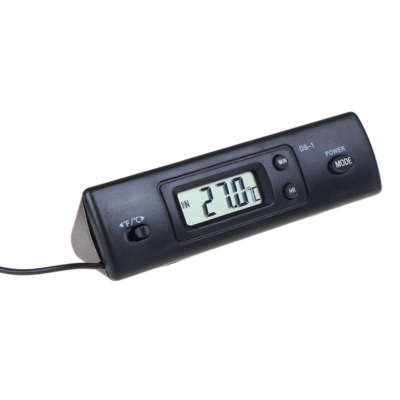 Автомобильный термометр для помещения/улицы с датчиком для кондиционера, цифровой ЖК-дисплей