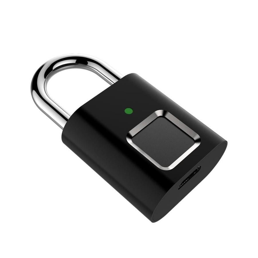 Умный мини-замок с отпечатком пальца, USB-зарядка, бесключевой, универсальный