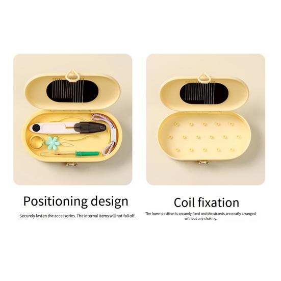 Швейная коробка Магнитный органайзер для игл Катушка ниток Нитковдеватель Наперсток Чехол для хранения Органайзер для швейного набора