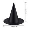 1-10pcs Halloween Witch Hat Kids Adults Halloween Party Cosplay Costume Props Decoration Black Wizard Cap Yard Hanging Witch Hat