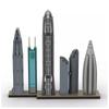 MOC Пазл Игрушка Строительные Блоки Декорация Силуэт Шэньчжэня Креативный Уличный Пейзаж Серия Городская Архитектура Детский Пазл Режим