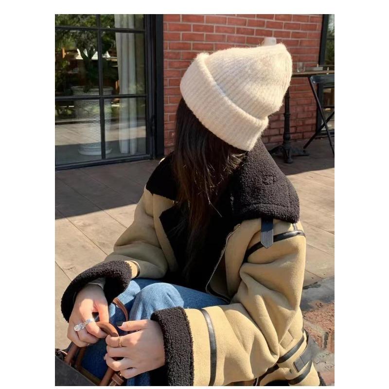 Свободная вязаная шапка корейского выпуска, женская осенне-зимняя универсальная толстая вязаная шапка, шапка Baotou