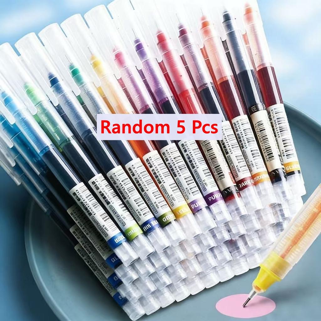Xiaomi 3-50PCS Straight Liquid Color Pen set, Fine Tip Gel Pens for Drawing Pens for Writing New Pen Office Accessories Back To School